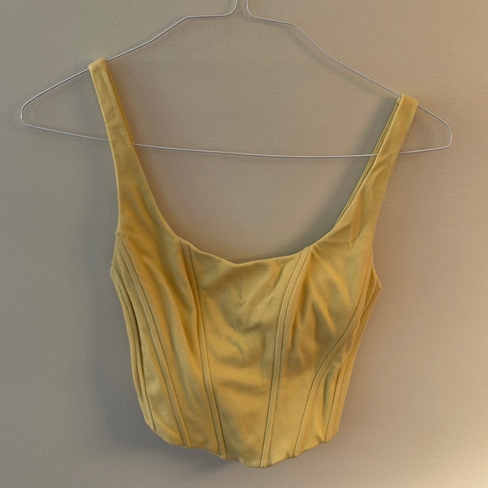Corset style tank top